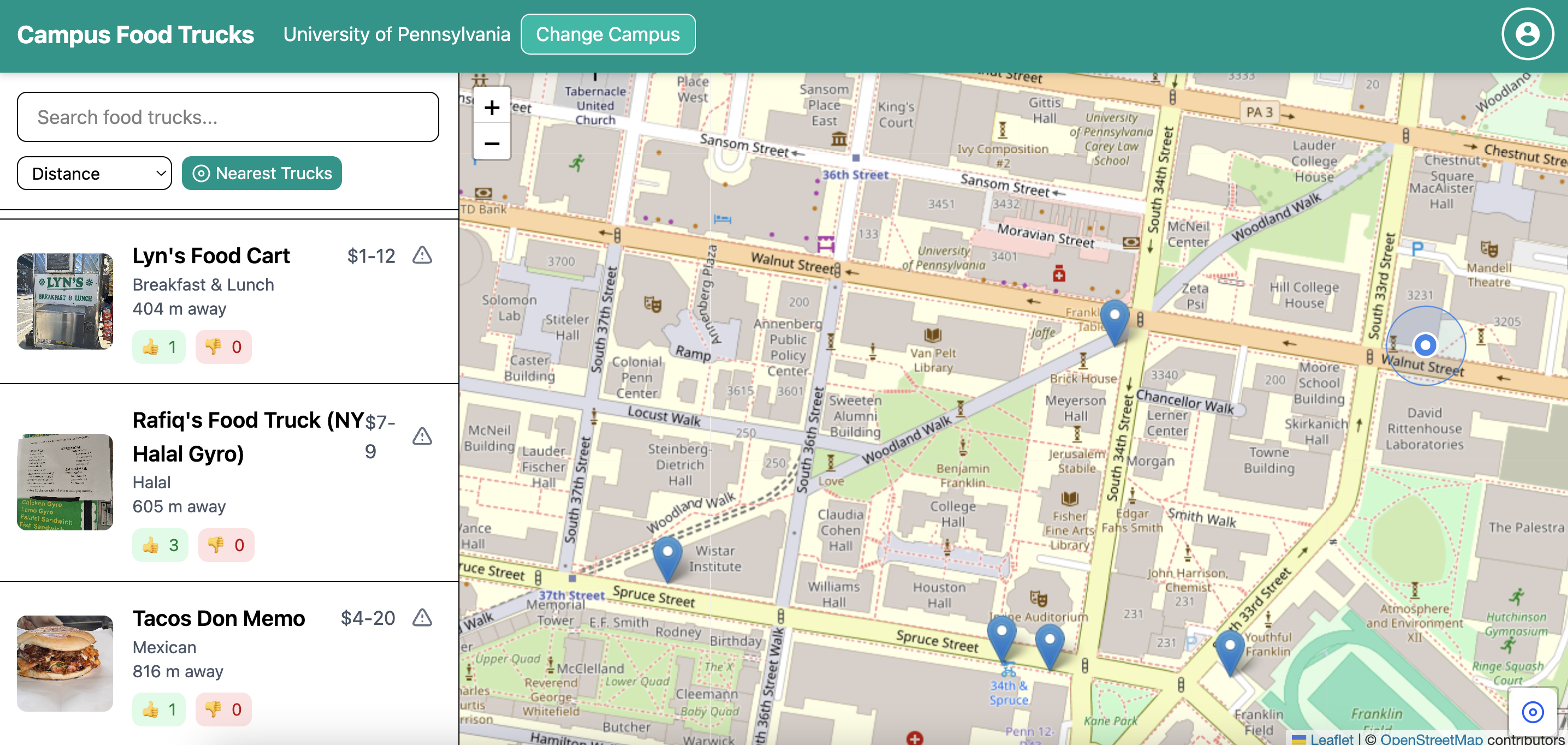CampusFoodTrucks Image